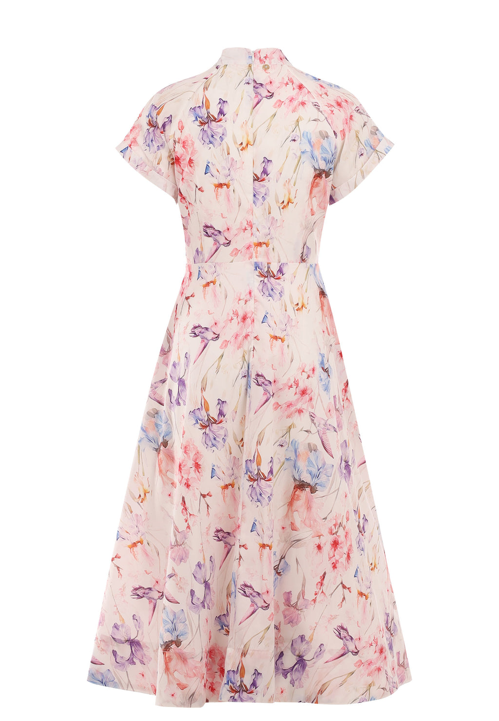 Gray and Pink Sfilato dress - view 2