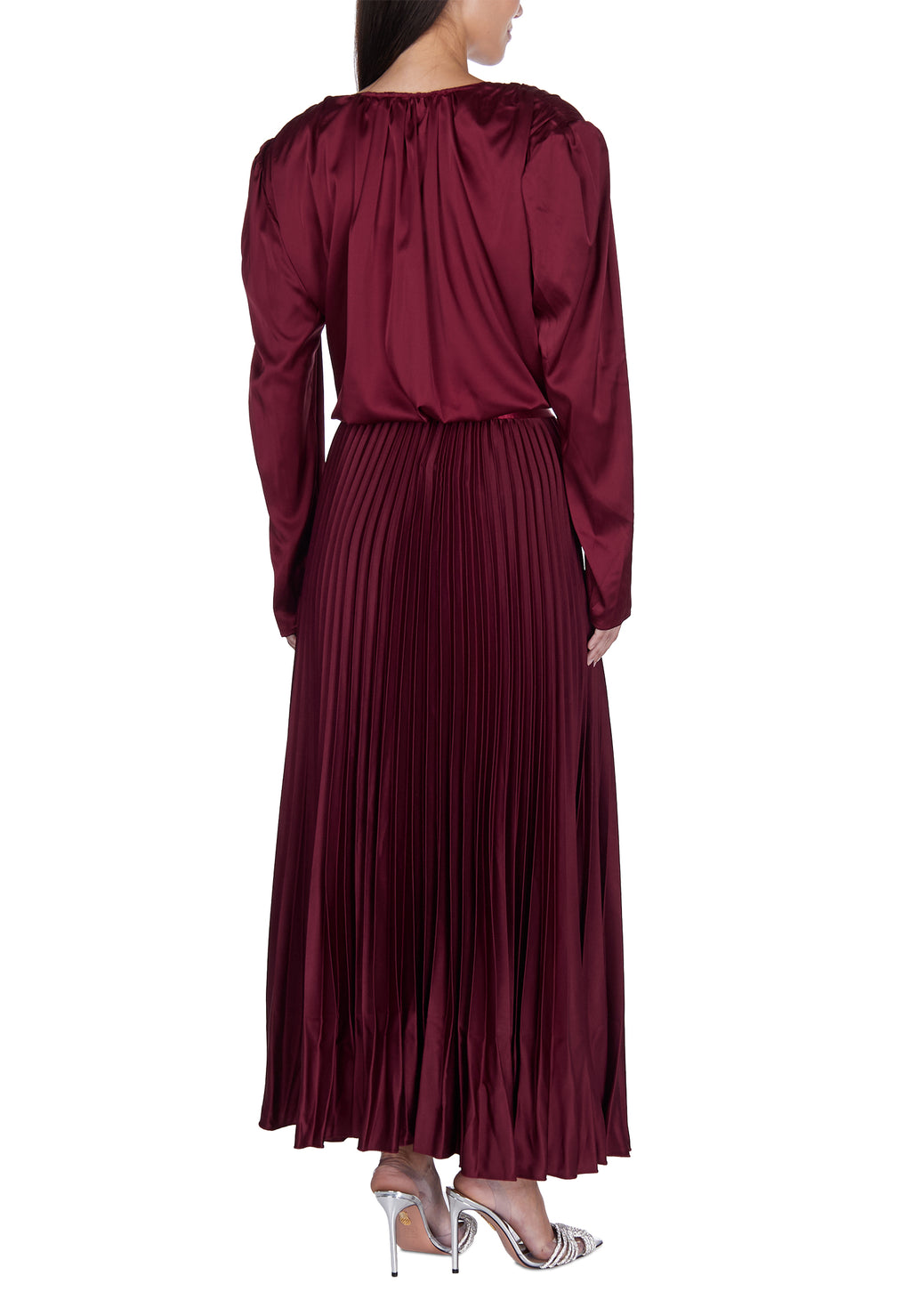 Burgundy Sfilato suit - view 3