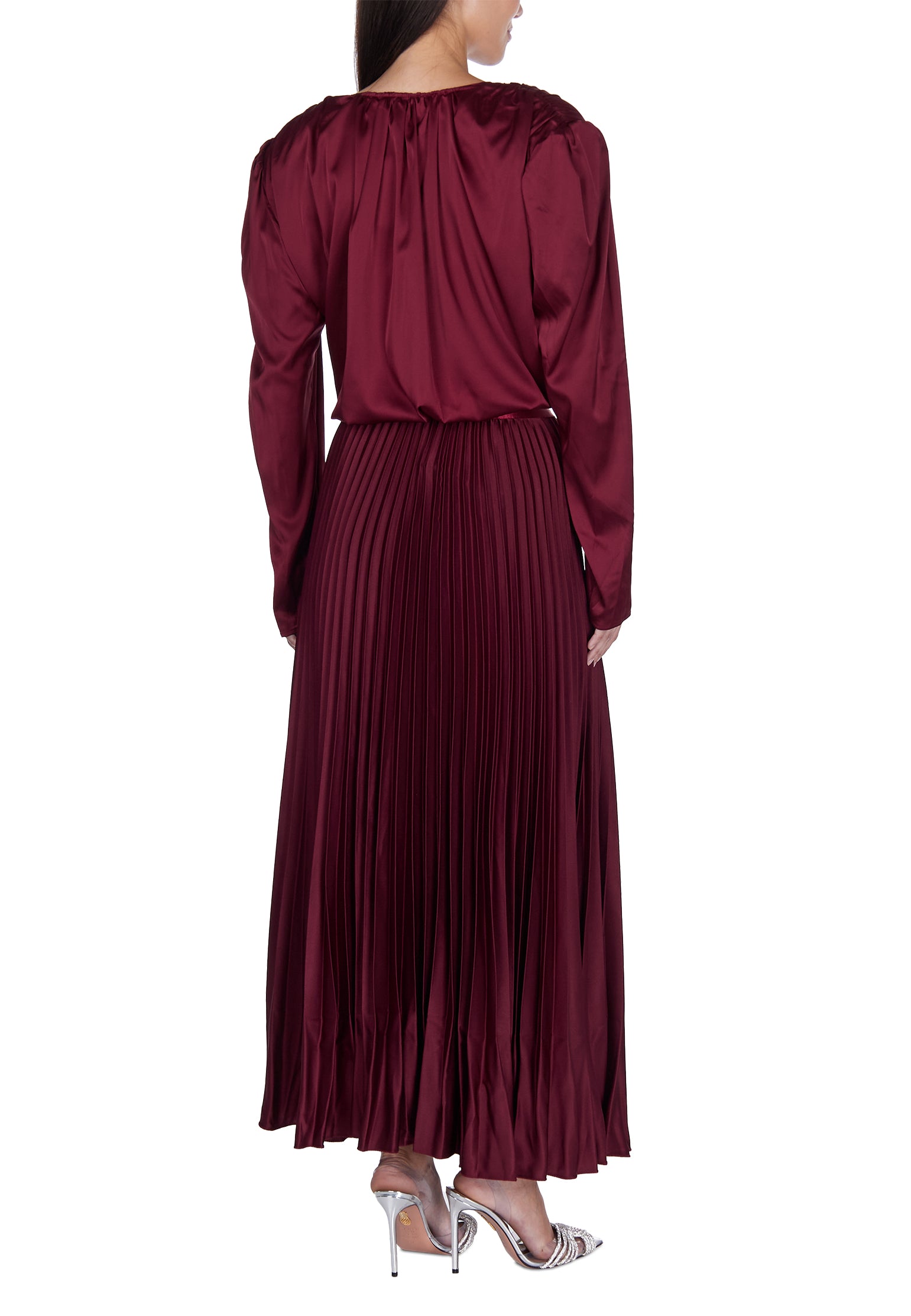 Burgundy Sfilato suit - view 3