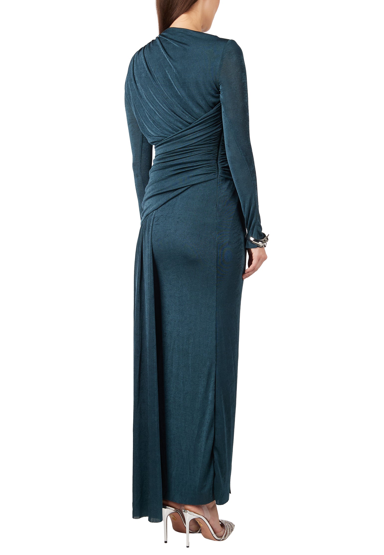 Teal Sfilato dress - view 4