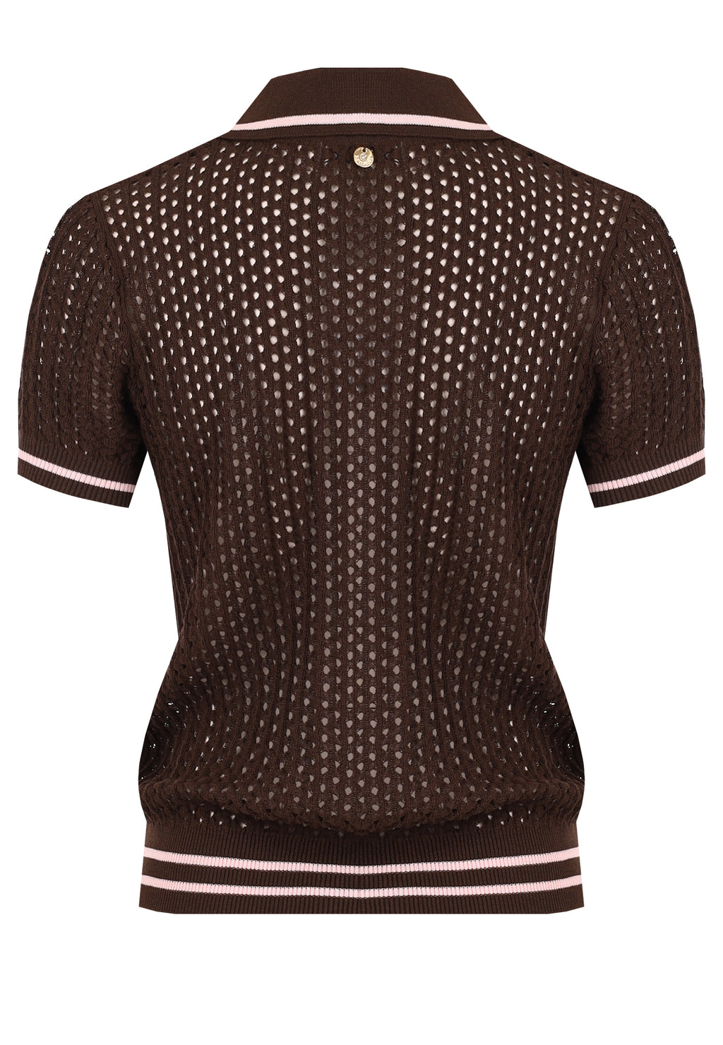 Brown Sfilato pullover - view 2
