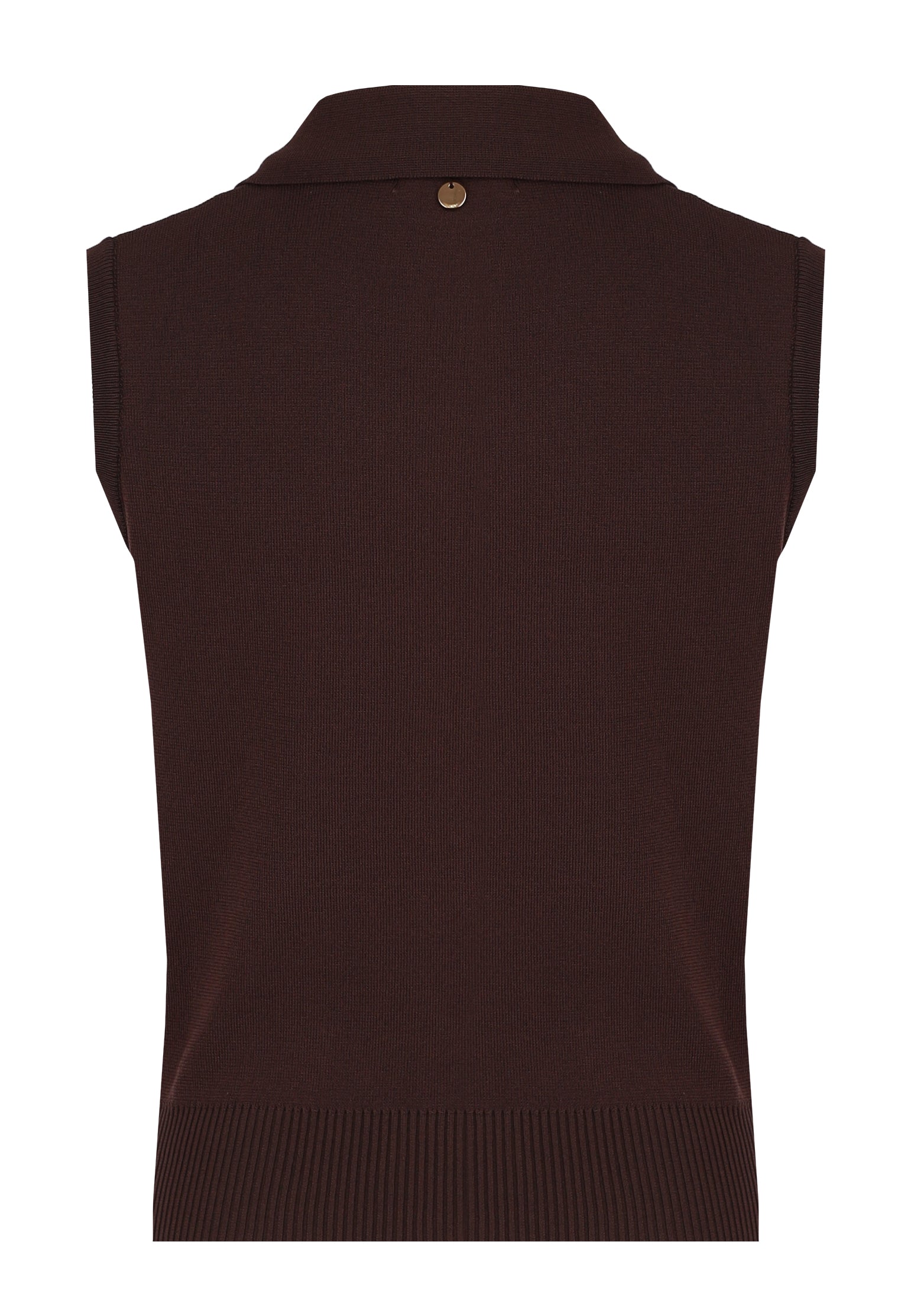 Burgundy Sfilato vest - view 3
