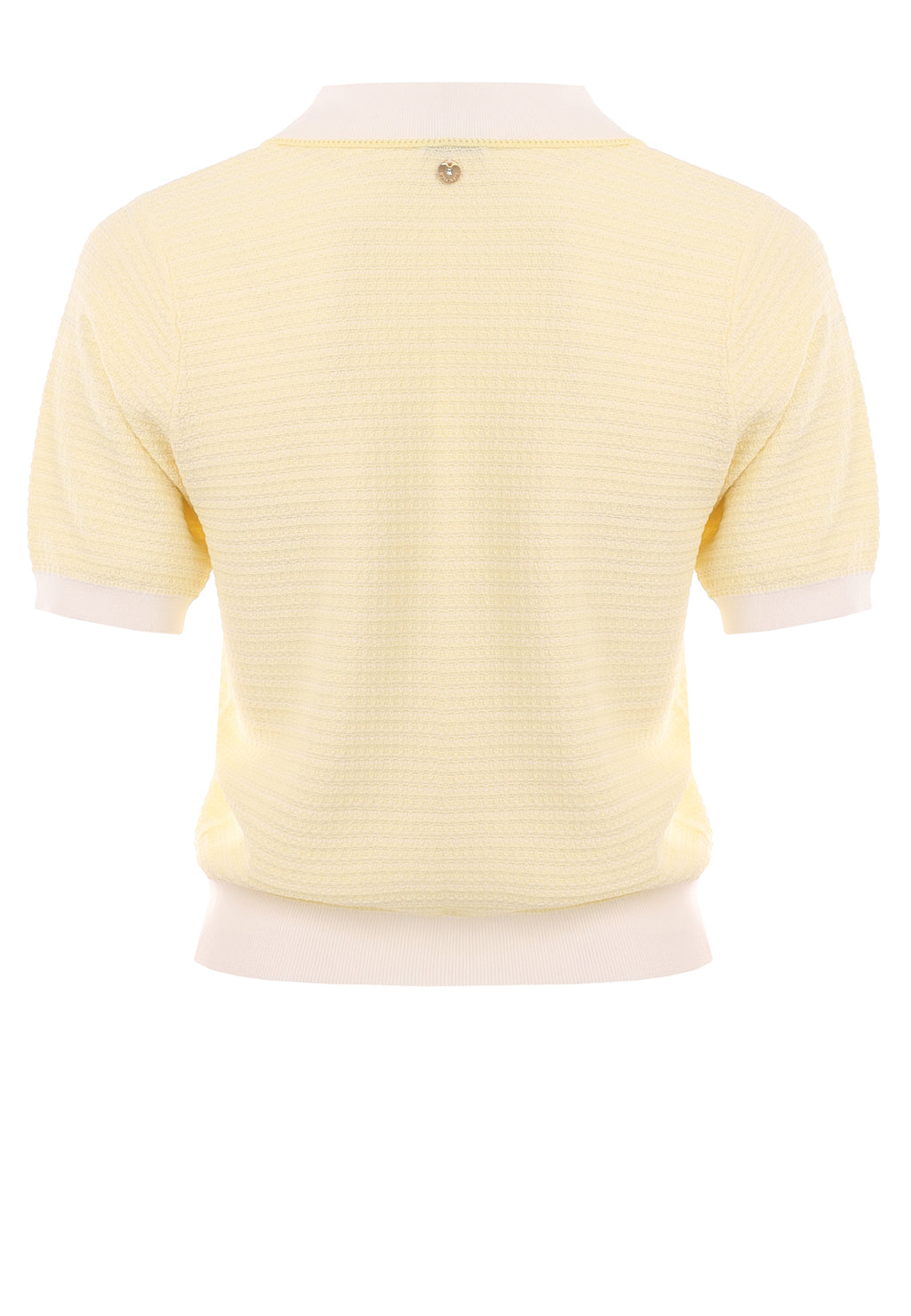 Cream Sfilato cardigan - view 3