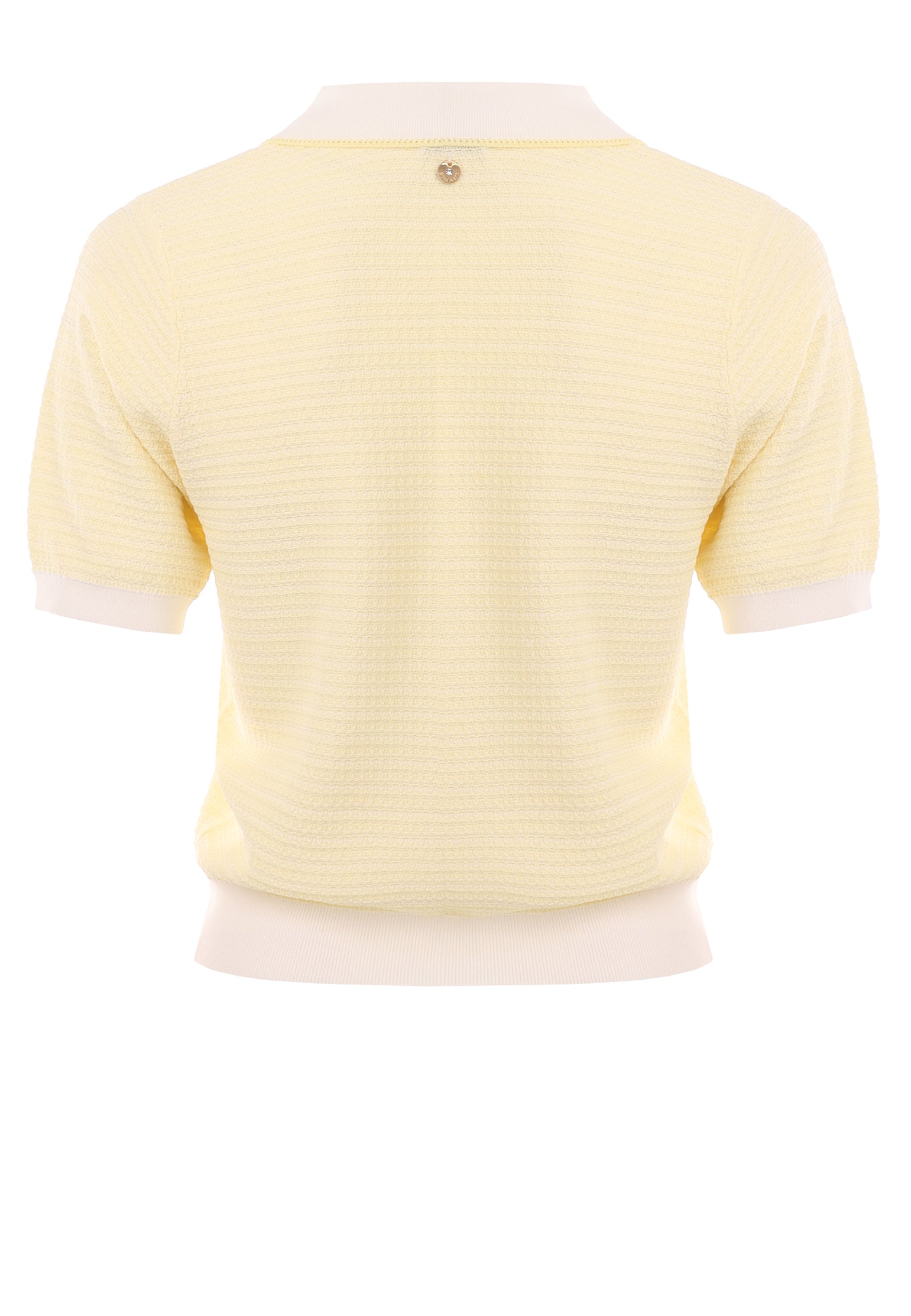 Cream Sfilato cardigan - view 3