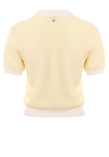 Butter Short-Sleeve Button Knit Cardigan - view 3