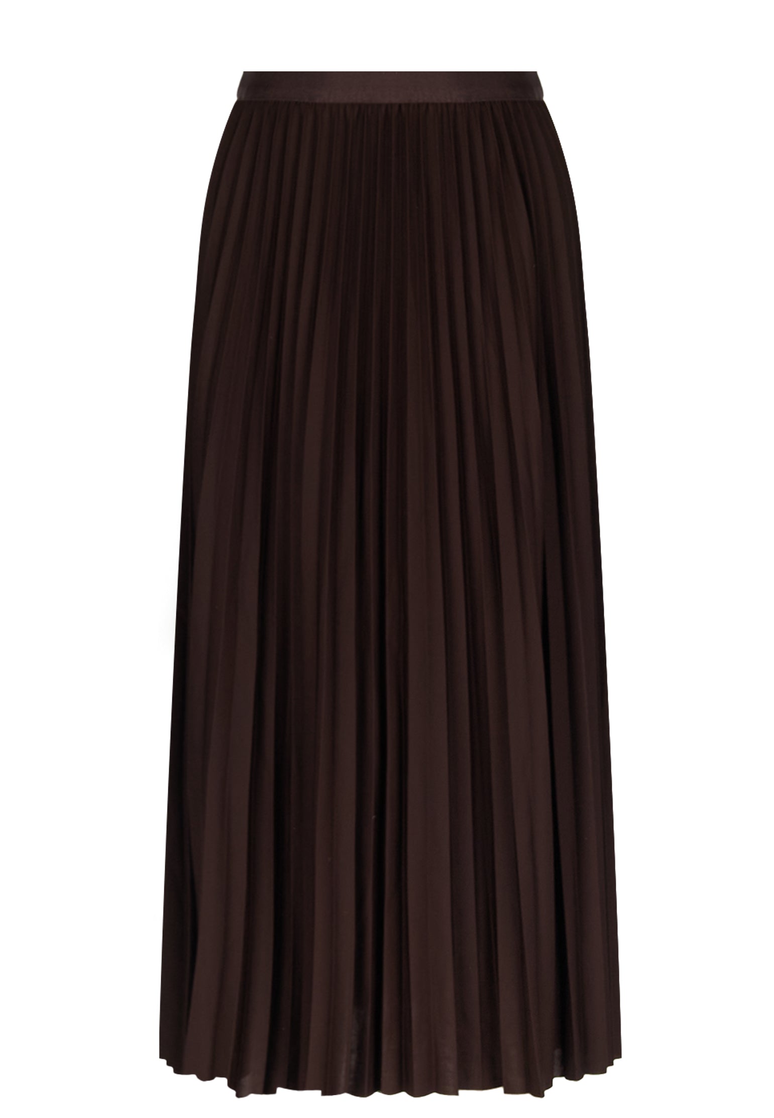 Uggiano Pleated Skirt — Brown