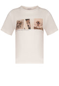 Cream Photo-Print T-Shirt - view 1