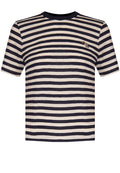 Navy Stripe Crewneck T-Shirt - view 1