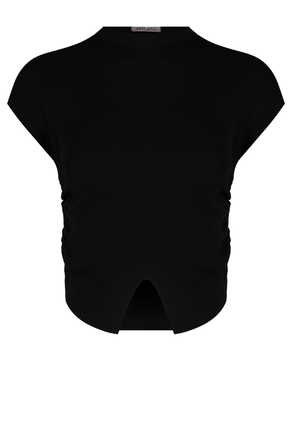 Black Sfilato short sleeve top - view 1