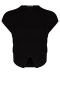 Black Sfilato short sleeve top - view 1