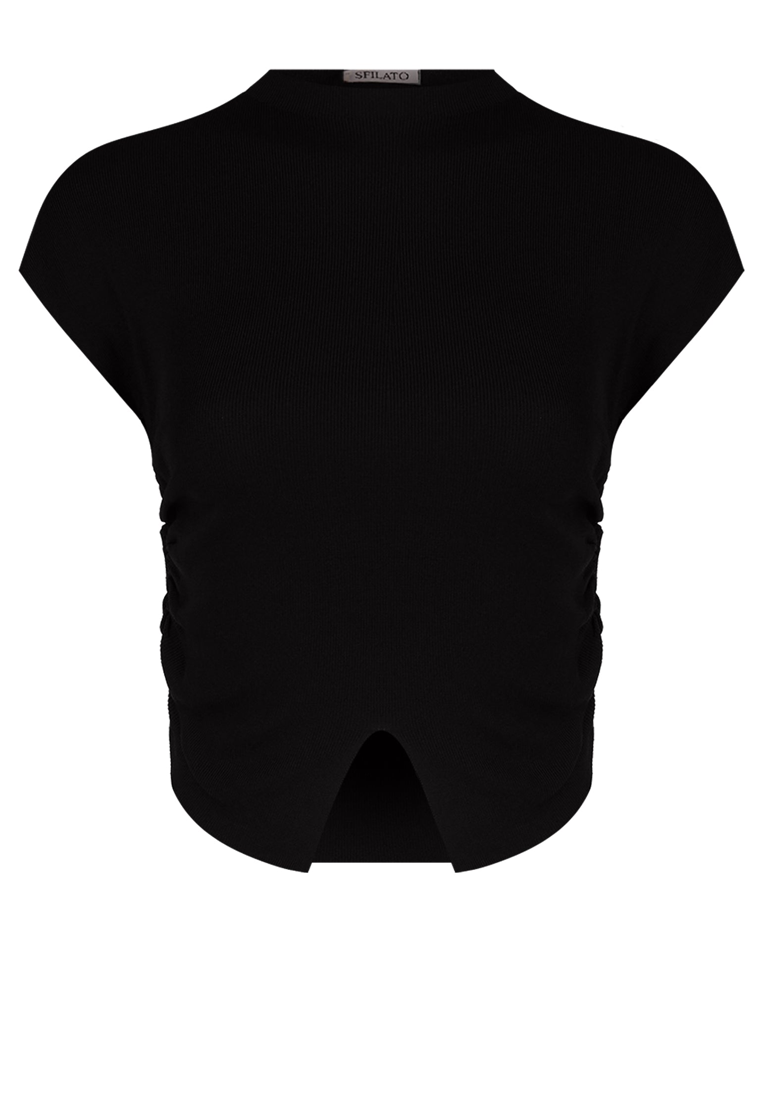 Black Sfilato short sleeve top - view 1