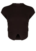 Black Sfilato short sleeve top - view 1