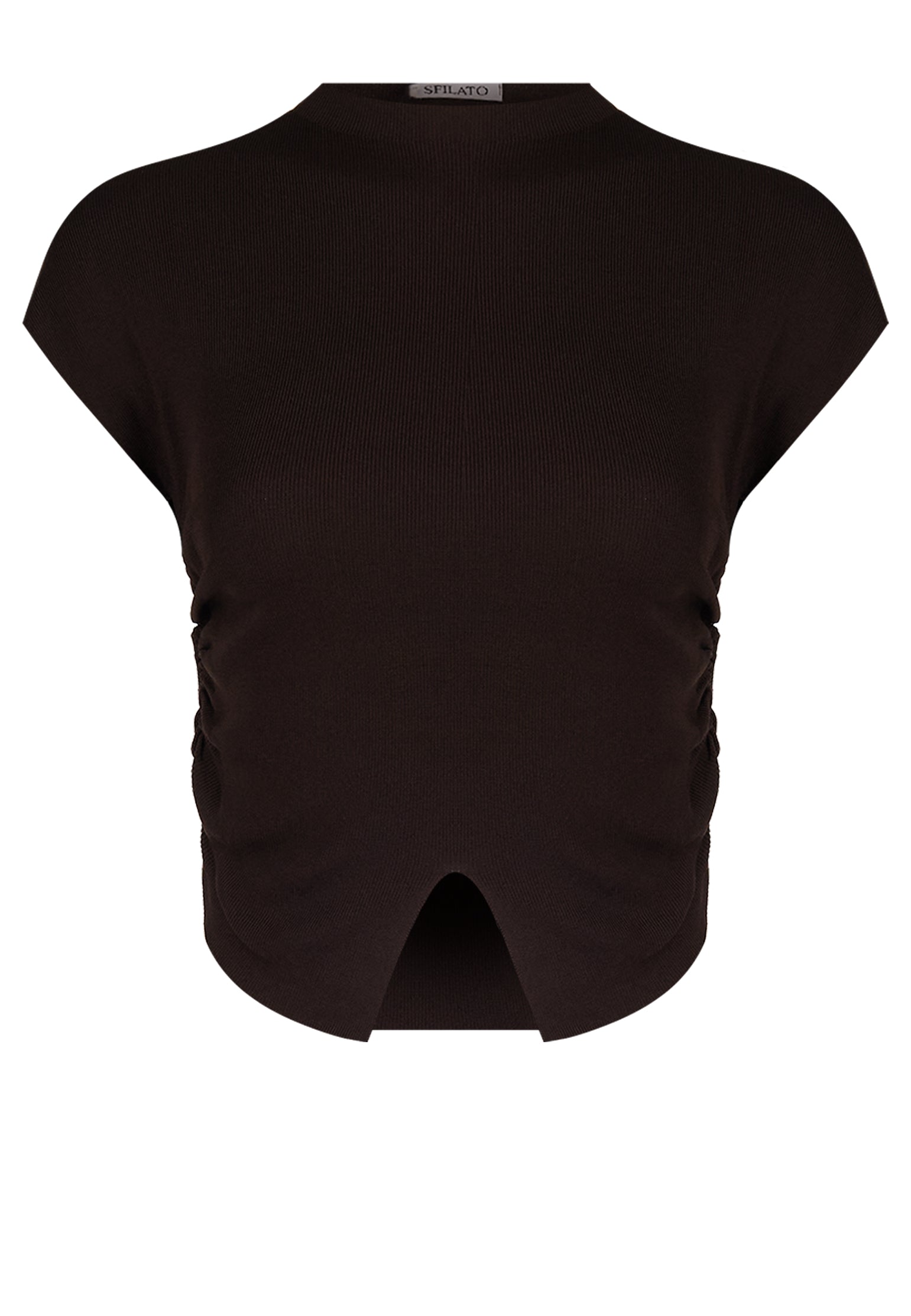 Black Sfilato short sleeve top - view 1