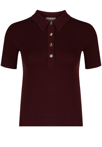 Black Sfilato polo - view 1