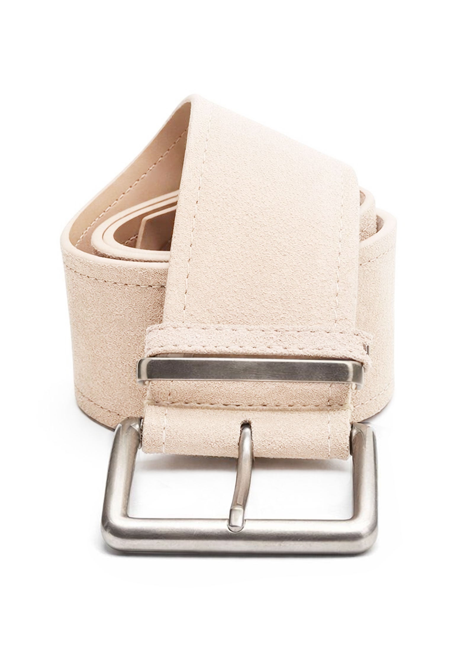 White Sfilato belt