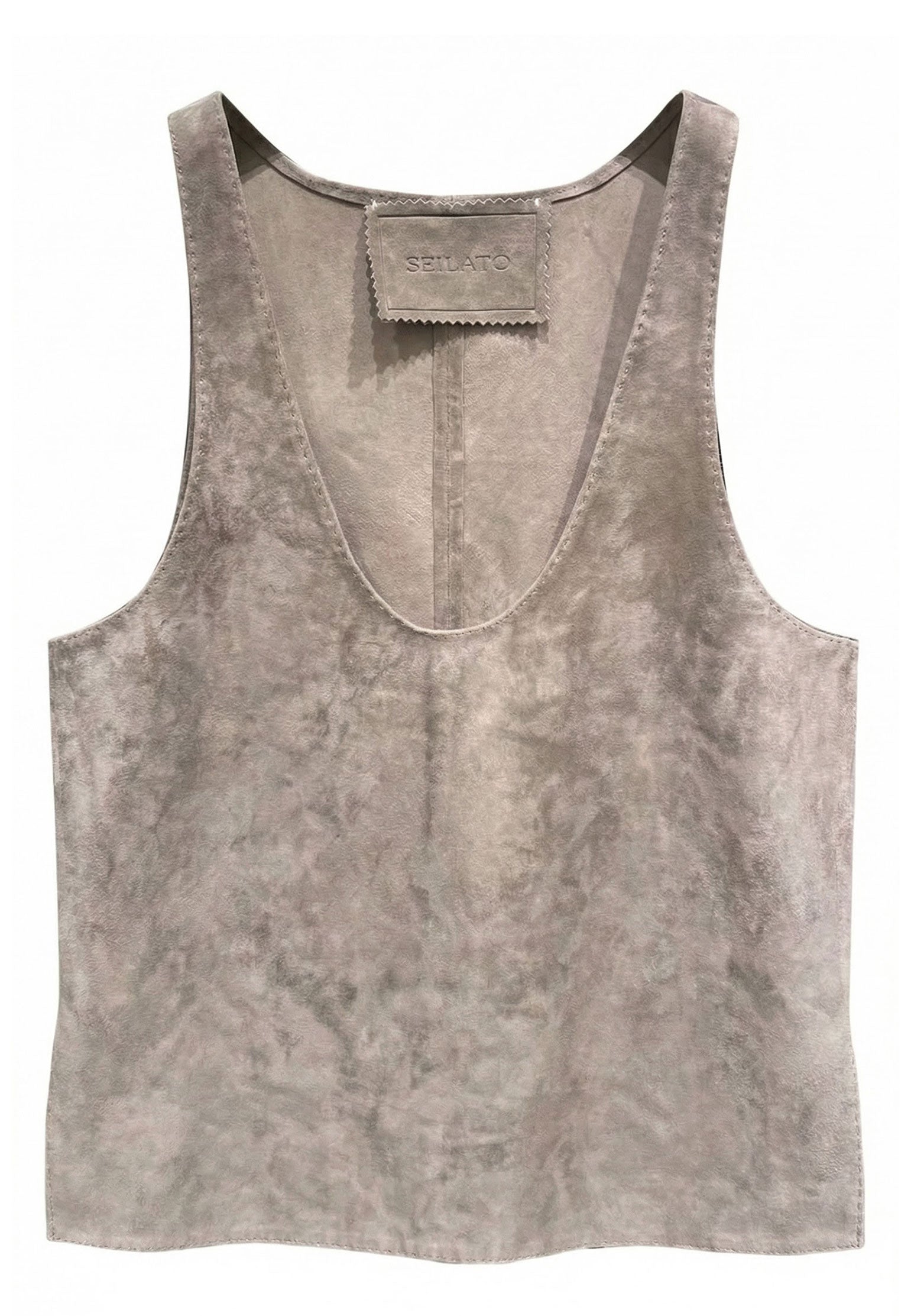 Brown Sfilato tank top - view 1