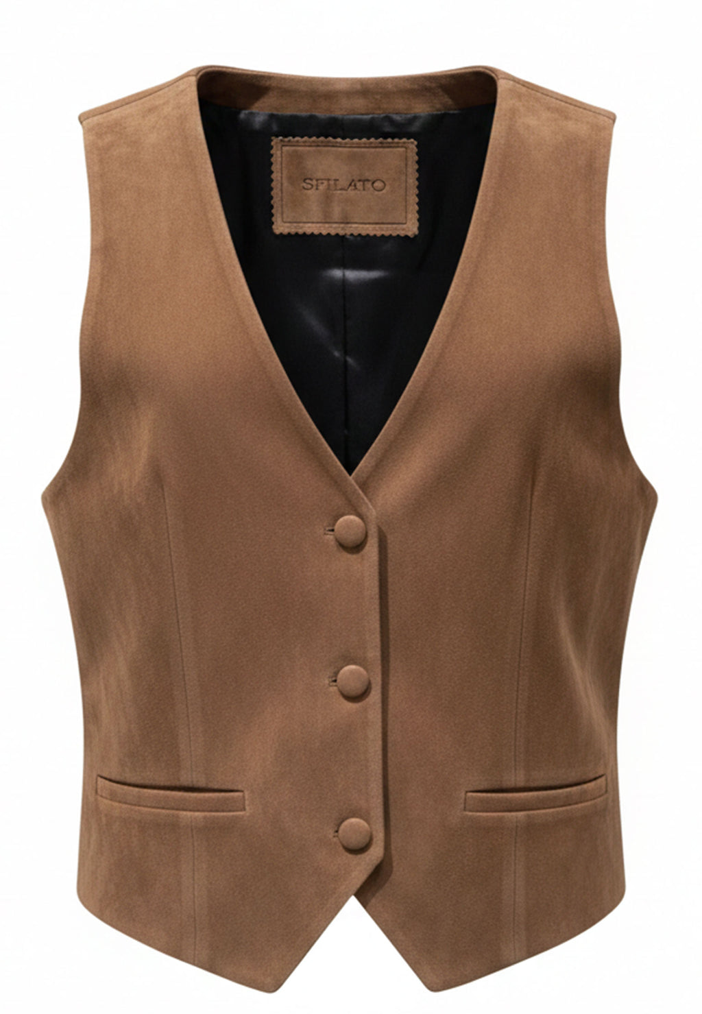 Brown Sfilato vest - view 1