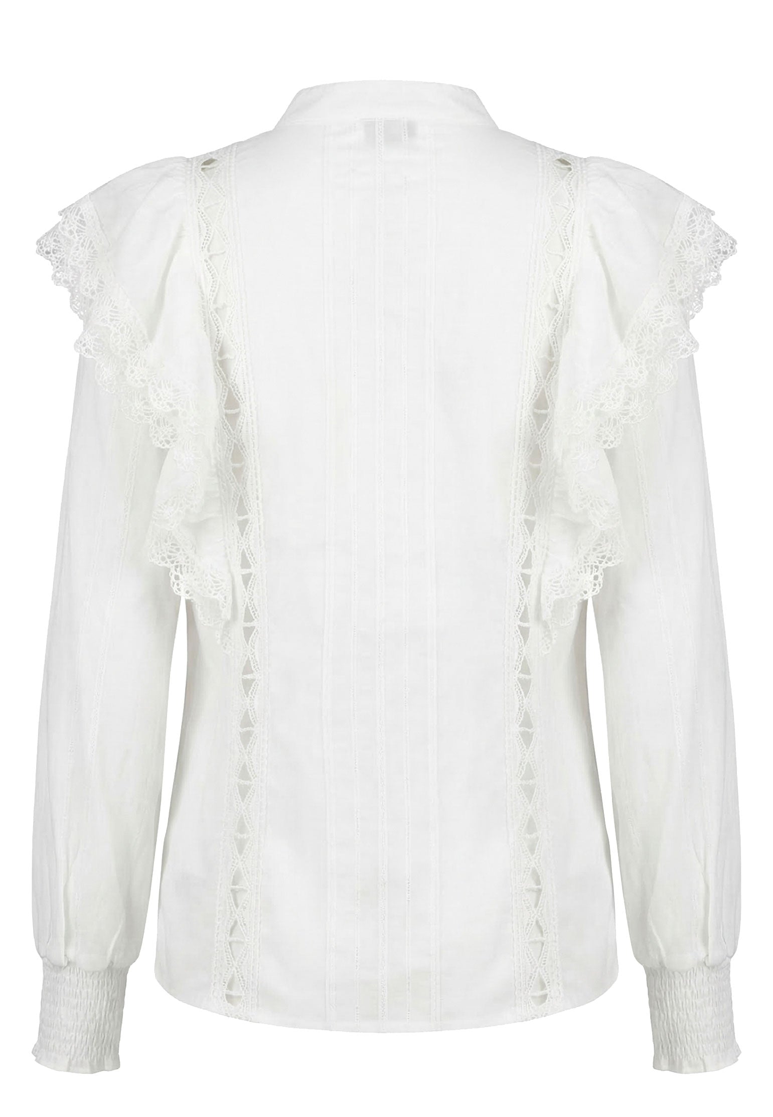 White and Gray Sfilato dress - view 5