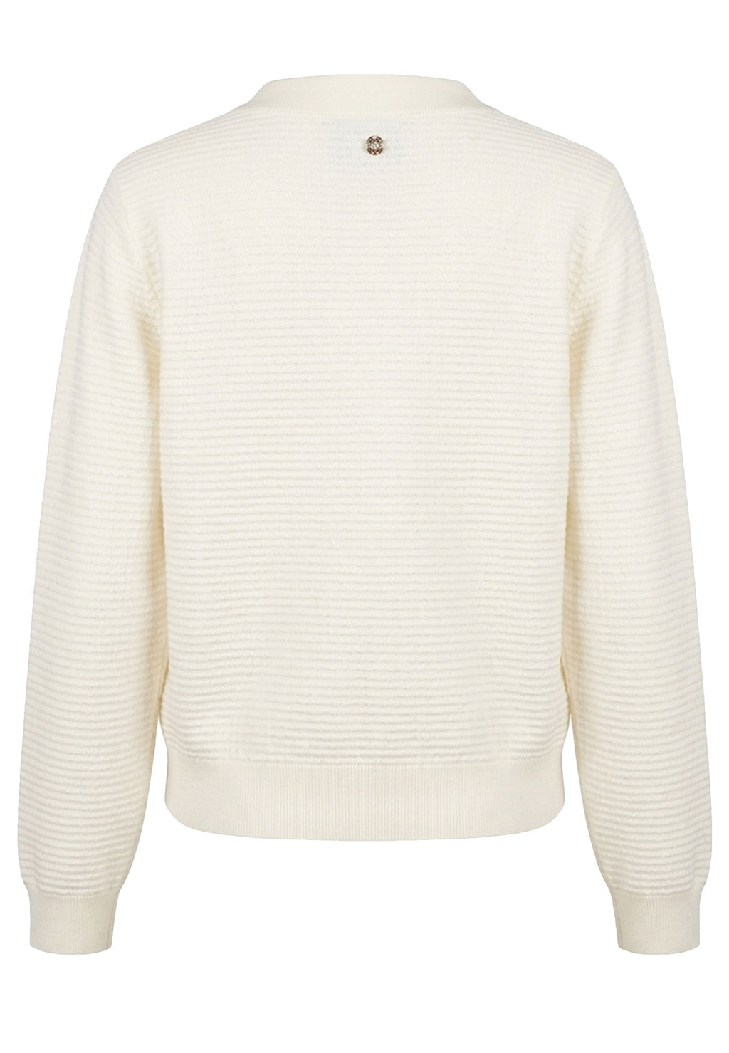 White and Gray Sfilato cardigan - view 3