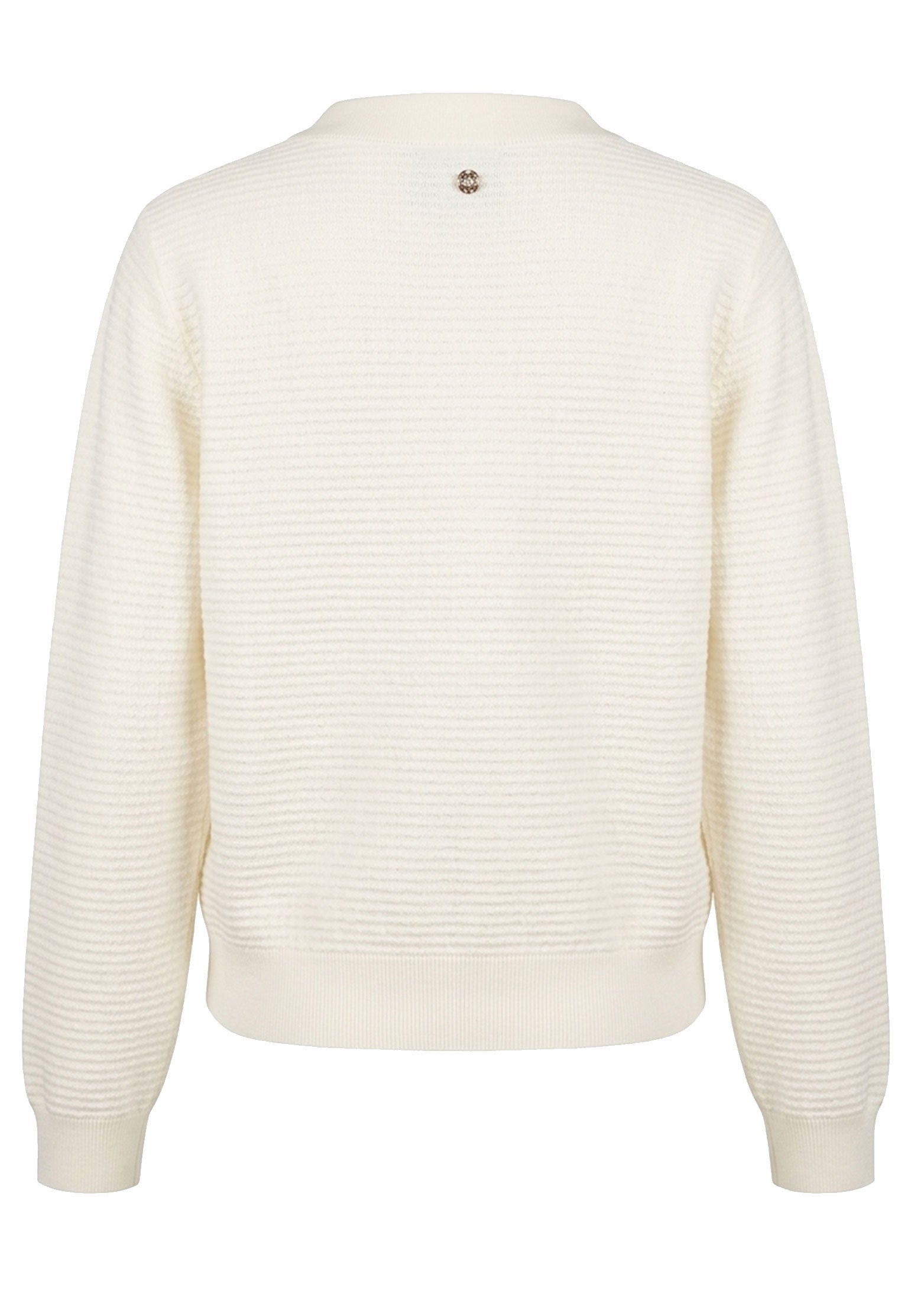 White and Gray Sfilato cardigan - view 3
