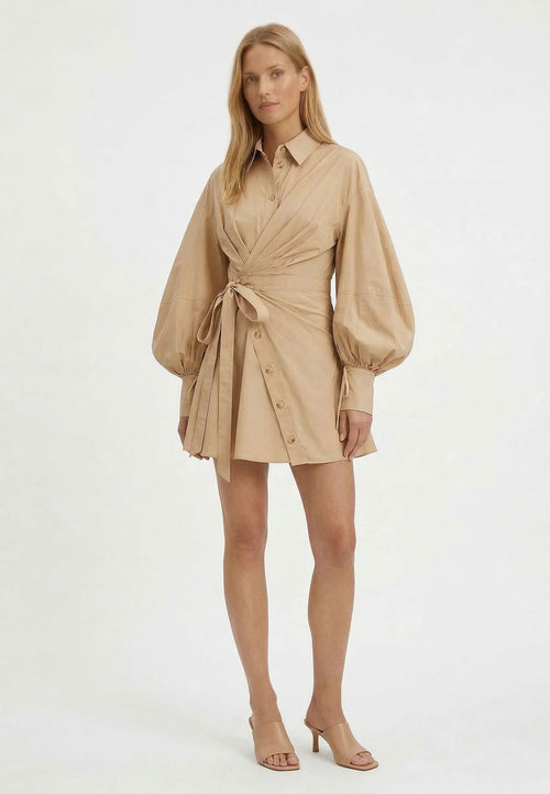 Beige Sfilato dress - view 2