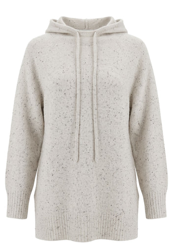 Oat Hooded Knit Sweater - view 1