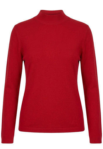 Burgundy Sfilato pullover - view 1
