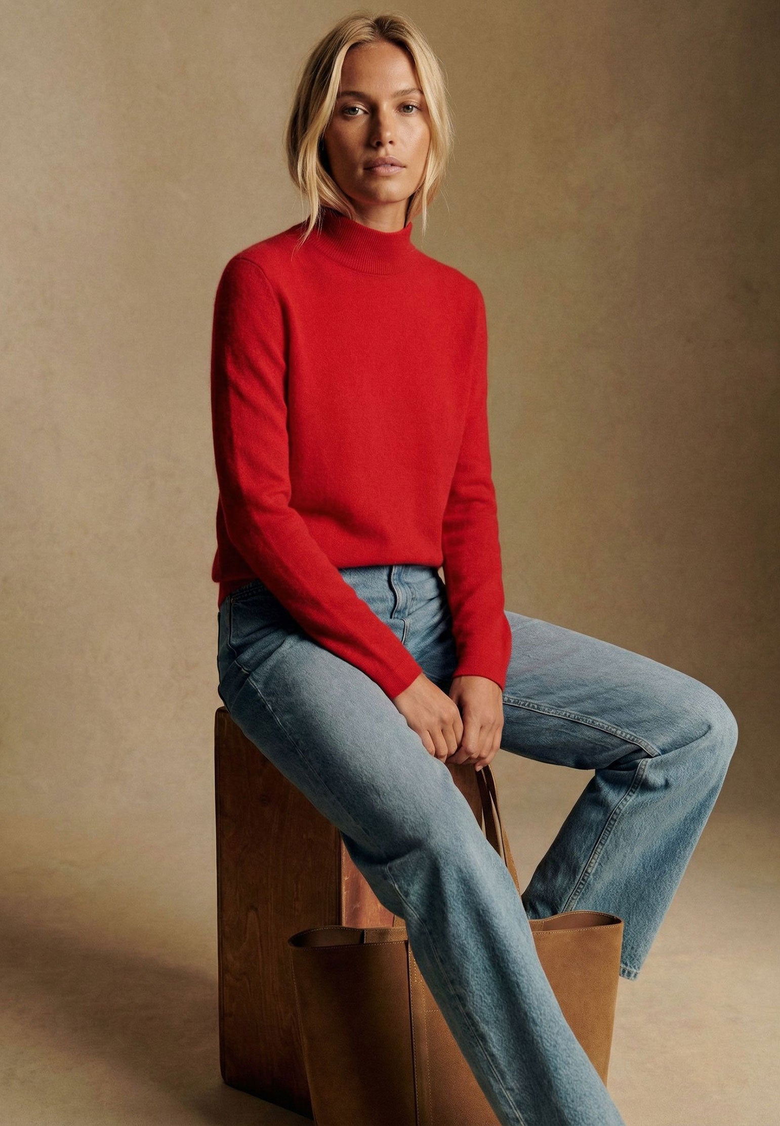 Burgundy Sfilato pullover - view 2