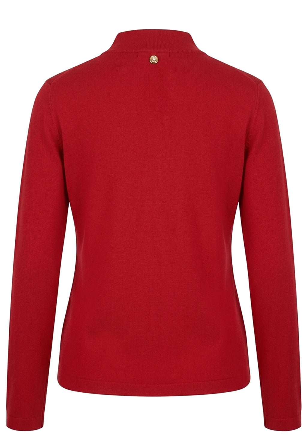 Burgundy Sfilato pullover - view 3