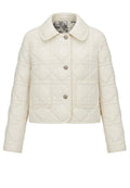 Ivory Quilted Cropped Jacket - view 1