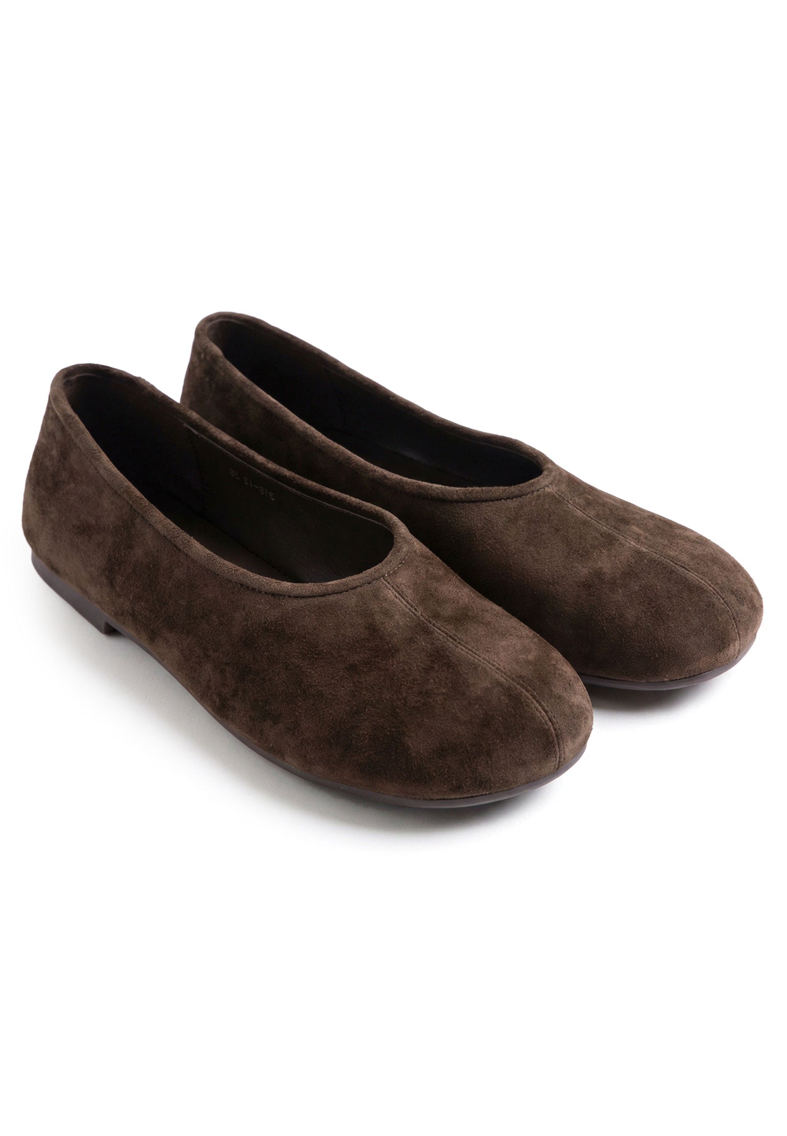 Brown Sfilato ballet flats