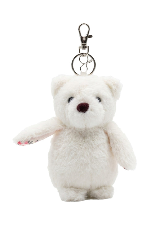Arco Bear Keychain — White