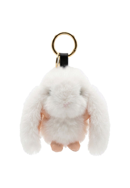 Acro Rabbit Keychain — White