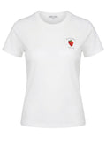 White Strawberry Slim T-Shirt