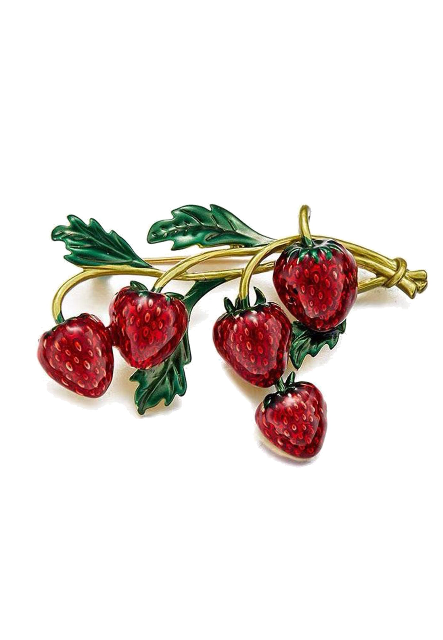 Gold Sfilato brooch