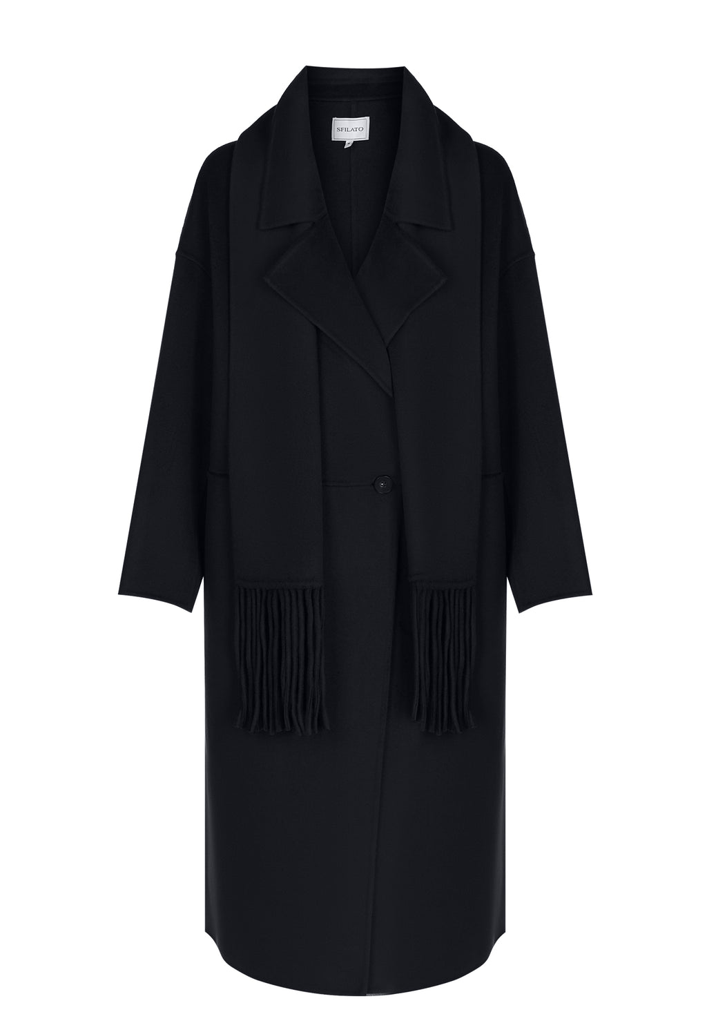 Black Sfilato coat - view 1