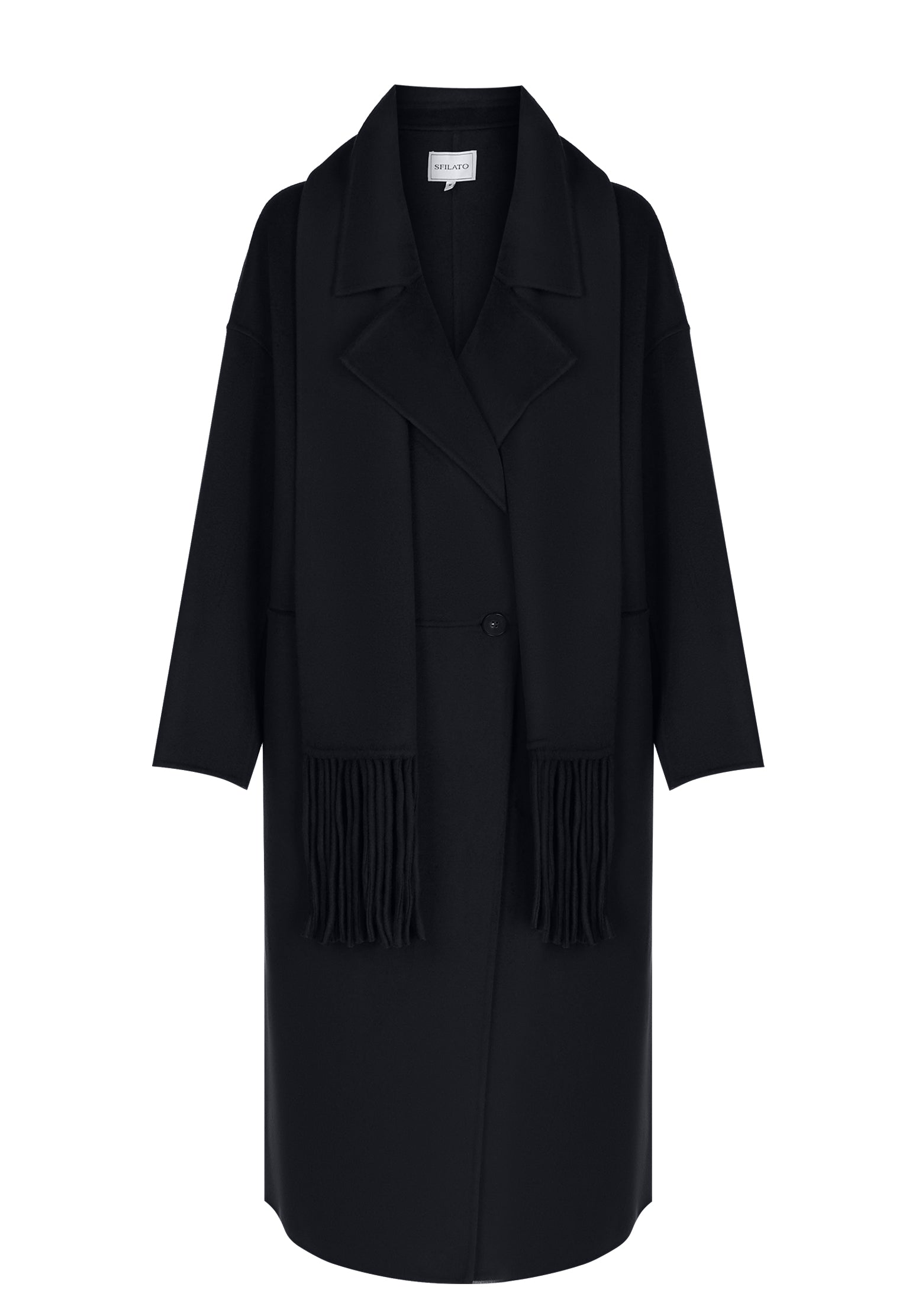 Black Sfilato coat - view 1