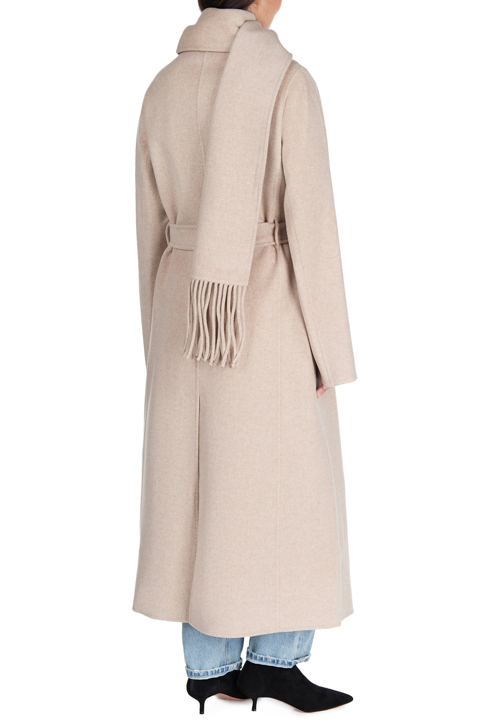 Beige Sfilato coat - view 3
