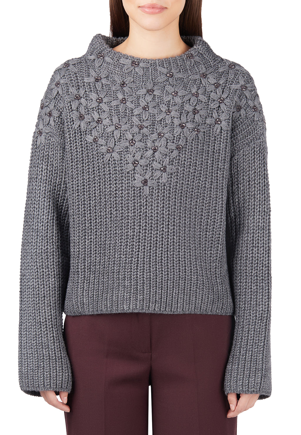 Gray Sfilato sweater - view 2