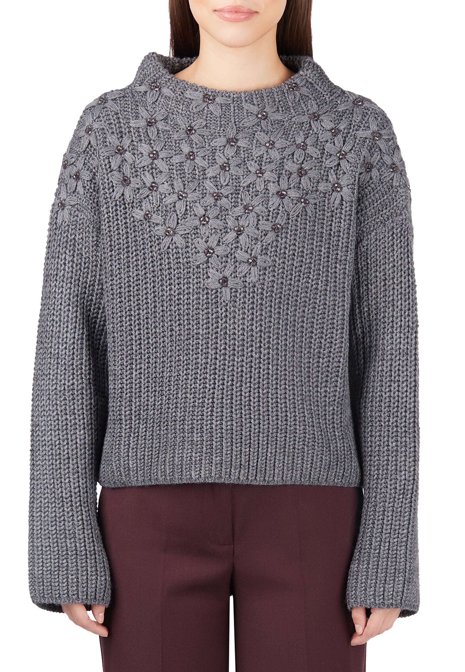 Gray Sfilato sweater - view 2