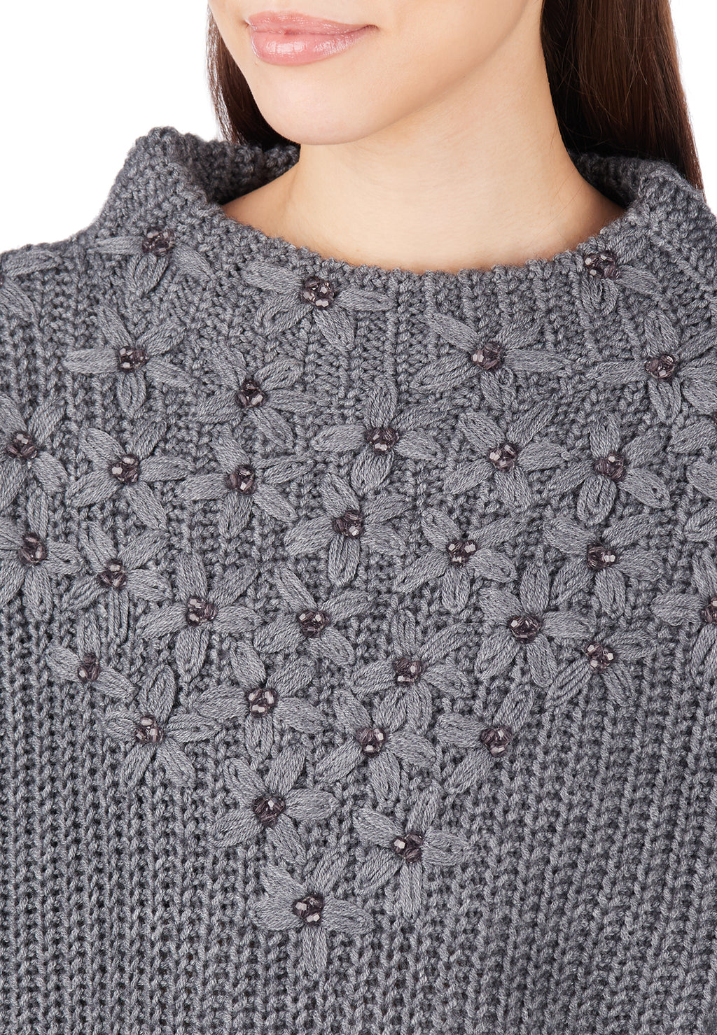 Gray Sfilato sweater - view 4