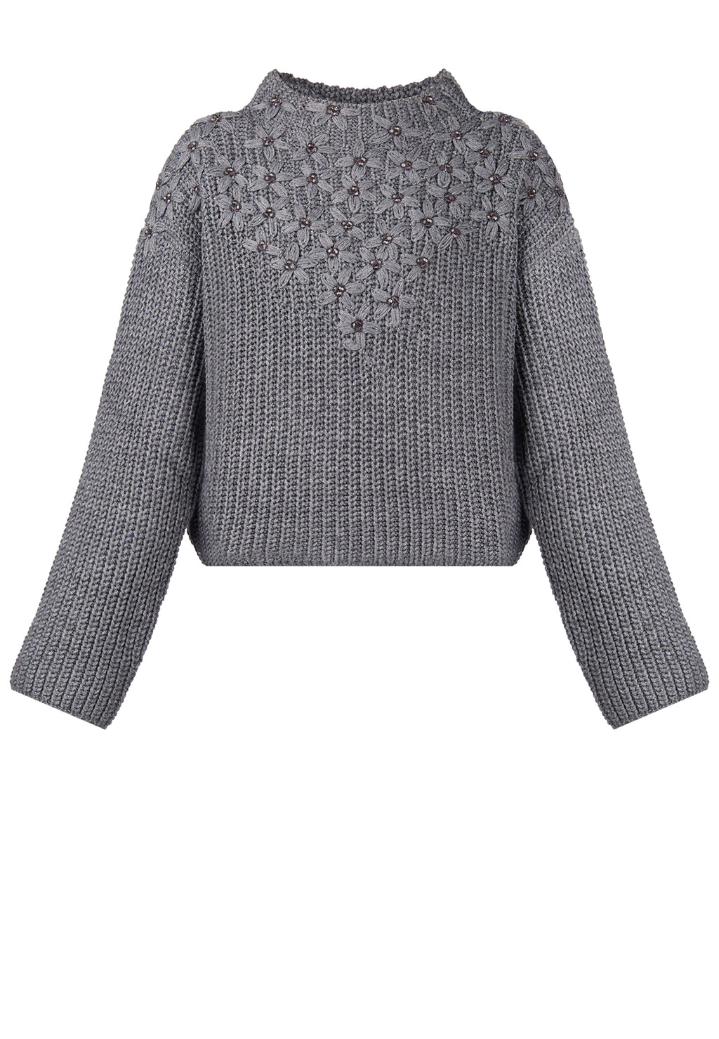 Gray Sfilato sweater - view 1