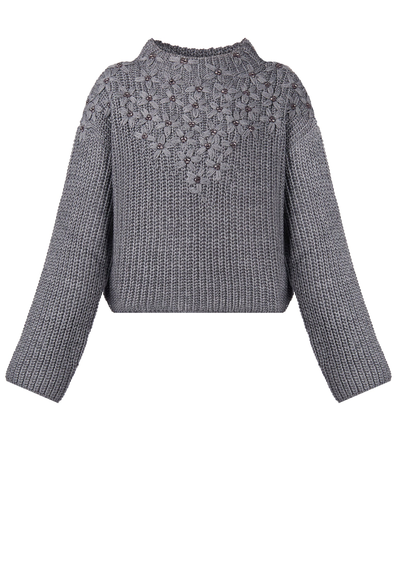 Gray Sfilato sweater - view 1