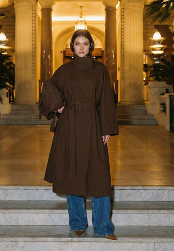 Chioggia Trench Coat — Brown