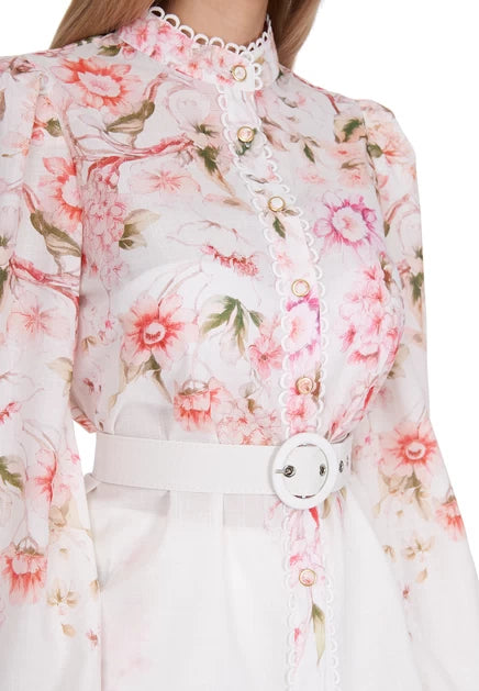 Costume with Floral Print