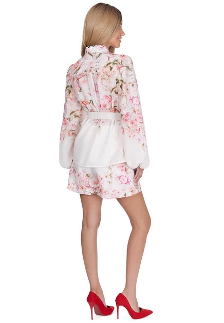 Costume with Floral Print