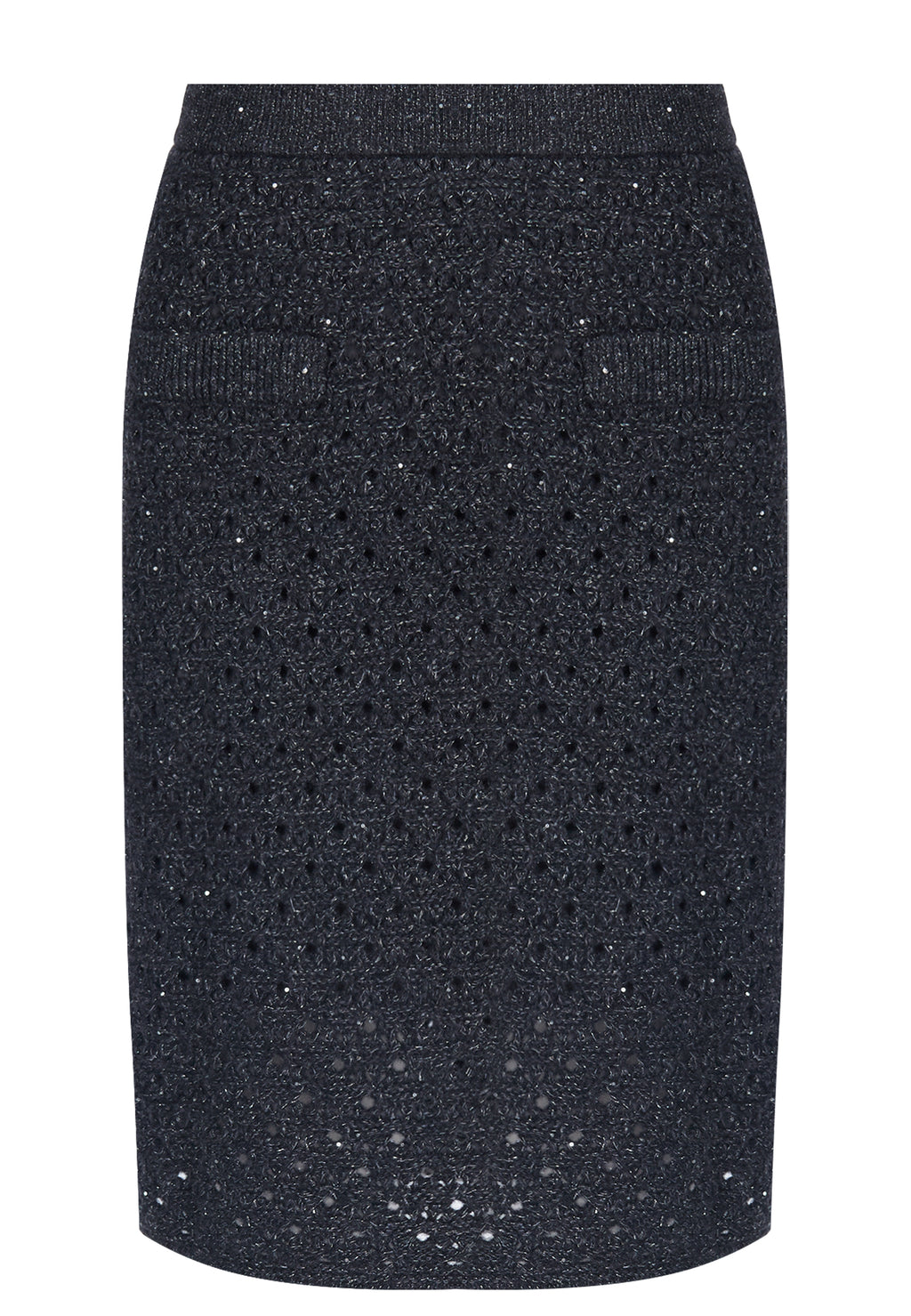 Navy Sfilato skirt - view 1