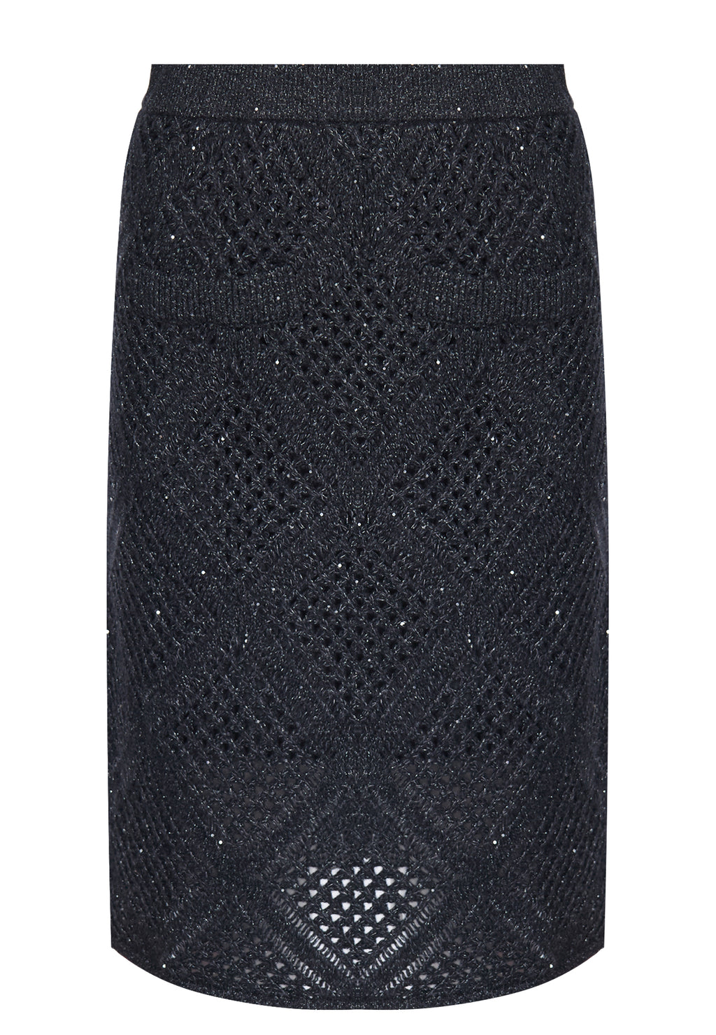 Navy Sfilato skirt - view 1