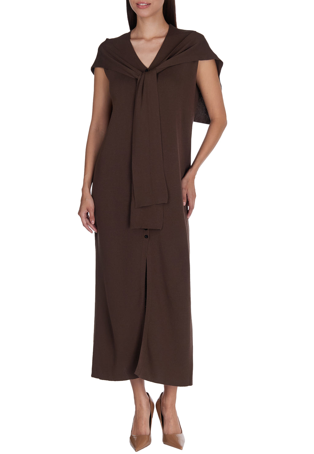 Brown Sfilato dress - view 3