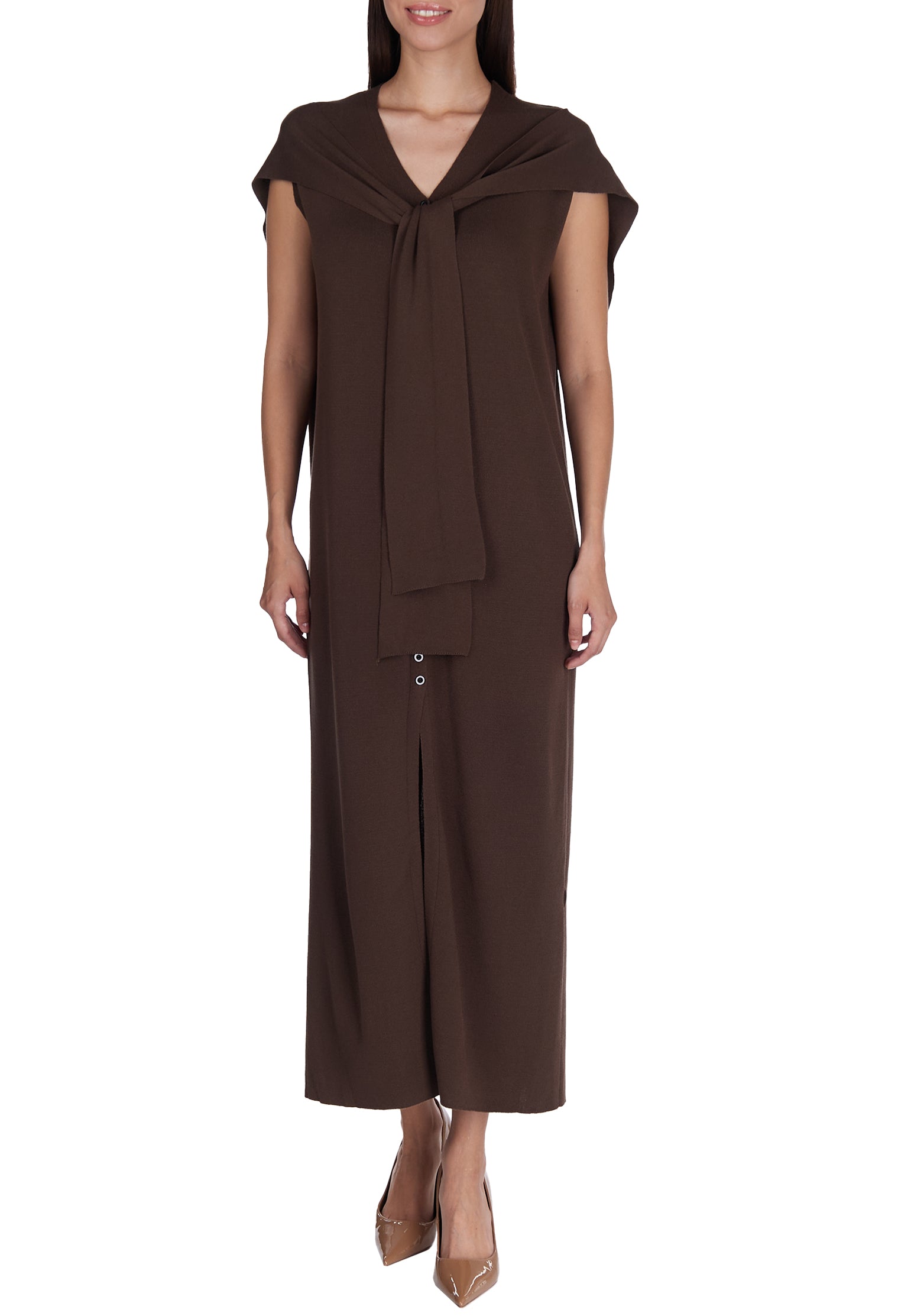 Brown Sfilato dress - view 4